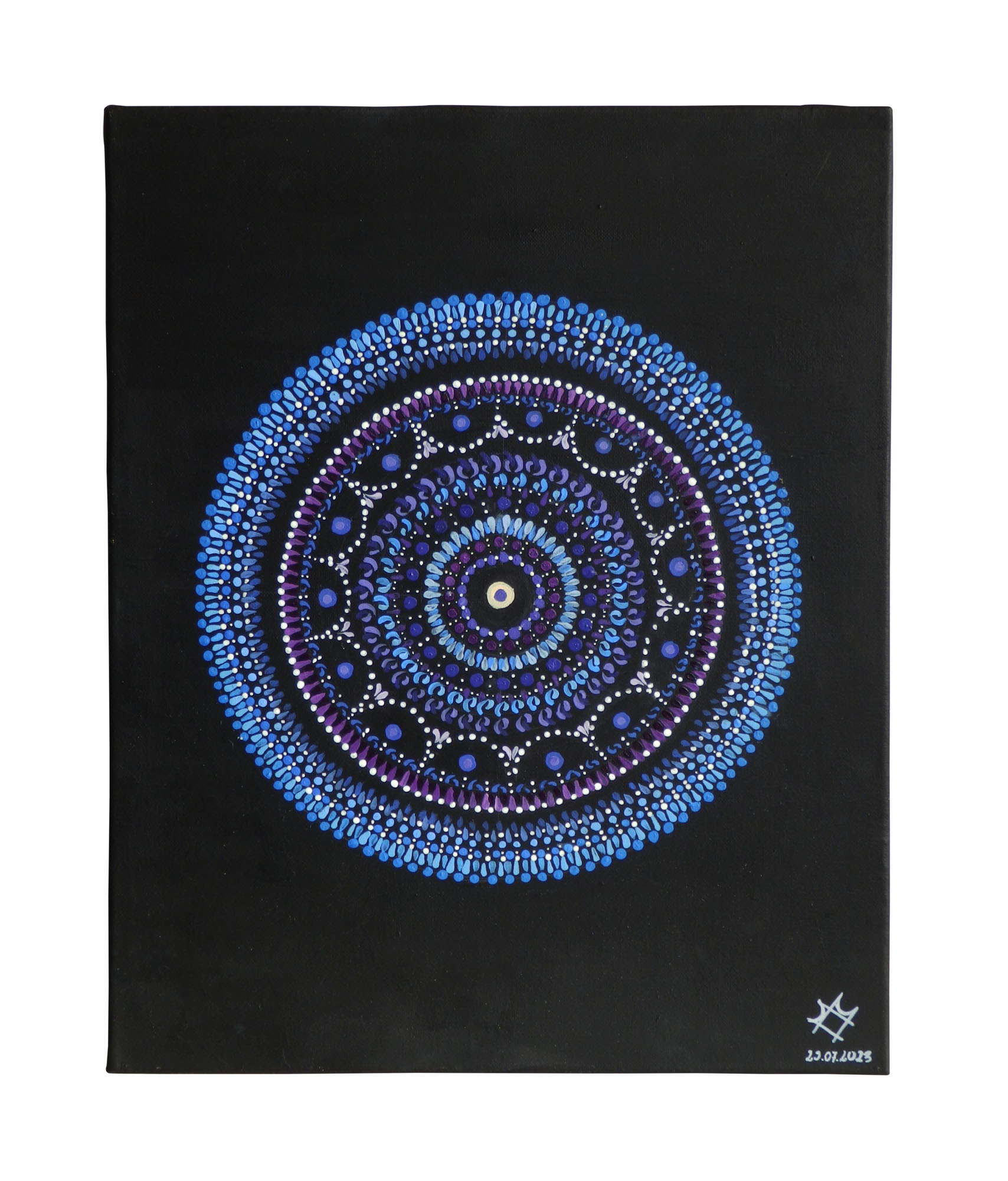 mandala painting, wheel of life